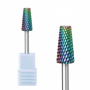 Embout de ponceuse ongle arc-en-ciel pour cuticules et dépose rapide de gel