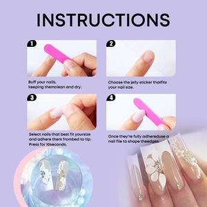 Guide d'application détaillé pour ongles 3D à fleurs blanches et pointes French