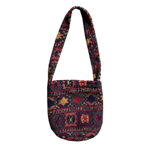 Furry bohemian leopard print bucket bag with large capacity for shoulder or crossbody use