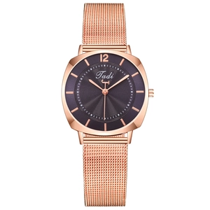 Women Quartz Watch Elegant Milanese Alloy Mesh Band Simple Analog Wristwatch Fashion Casual Ladies Modern Timepiece