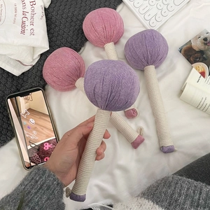 Manual Meridian Massage Hammer Cotton Linen Handheld Herbal Relaxing Tool For Neck Shoulder Back Body Stress Relief
