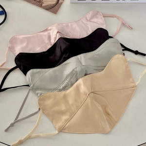Silk sun protection masks for women in multiple colors with adjustable ear loops