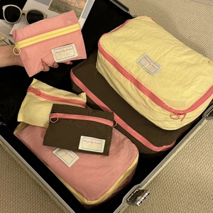 Travel Packing Cubes Clothes Organizer Bags Ripstop Nylon Water Resistant Suitcase Luggage Portable Storage Garment Pouches
