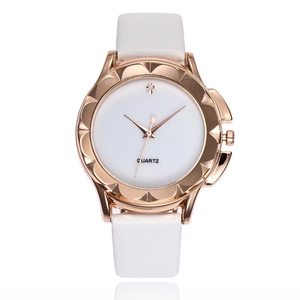 Orologio Al Quarzo Da Donna Quadrante Cielo Stellato Cassa In Lega Oro Rosa Cinturino In Pelle Strass Moda