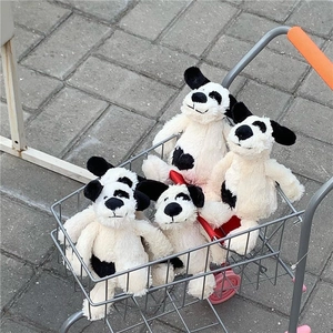 Jouet En Peluche Chiot Dalmatien Chien Tacheté Doux Poupée Pendentif De Sac Porte-clés Décoration Animale Mignonne
