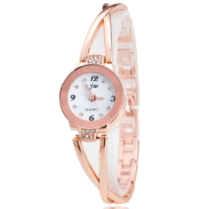Orologio Al Quarzo Da Donna Alla Moda Con Strass Bracciale In Acciaio Inossidabile Elegante Orologio Da Polso Per Donne