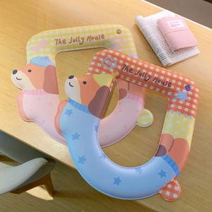 Waterproof thickened dachshund toilet seat covers with cute cartoon prints in vibrant colors
