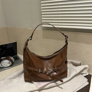Borsa Da Sottoascellare Grande Capacità Per Donna In Pelle PU Borsa A Spalla Tracolla Hobo Tote Moda Pendolare Stile Retrò