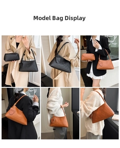 Detail showing the woven texture and detachable charm on this large tote bag set