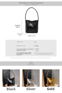 Detailed size chart and specifications for the crocodile pattern shoulder and handbag