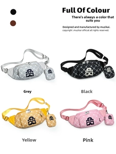 Sacs à bandoulière en quatre couleurs avec mini-pochettes assorties amovibles