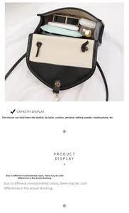 Detail view of woven shoulder bag interior capacity showing phone, lipstick and perfume