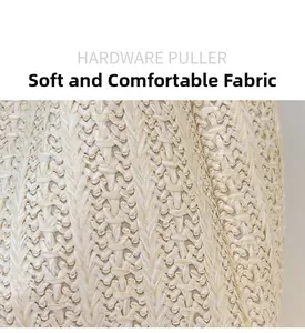 Detailed close-up of soft beige straw woven fabric texture showing cross-weave craftsmanship
