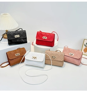 Detailed collection of quilted crossbody bags with golden twist locks in various colors