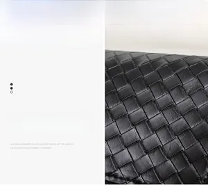Macro shot of premium hand-woven leather texture showcasing durable craftsmanship