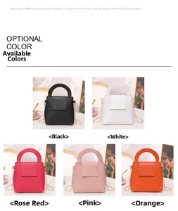 Sacs Boston mini en noir, blanc, rose, orange et fuchsia avec bandoulière chaîne
