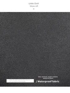 Close-up of durable tote bag fabric featuring waterproof and scratch-resistant texture