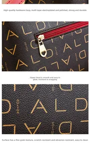 Détail de cuir marron foncé grainé avec fermeture éclair cœur et boucle dorée polie