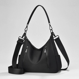Große Wasserdichte Nylon Umhängetasche Damen Minimalistische Crossbody Mehrere Taschen