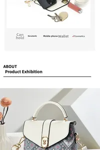 Detail showing the internal storage capacity for phone, wallet, and cosmetics in a pixel bag