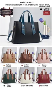Guide des tailles pour sac à main imprimé floral, dimensions 31x13x23cm inclus