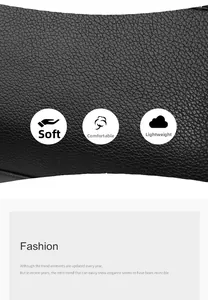 Close-up of premium black lychee pattern leather showing its soft and durable texture