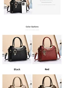 Detail of hand-woven texture on the synthetic leather handbag with elegant metal hardware