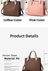 Tableau des tailles et détails techniques du grand sac à main cabas en cuir synthétique