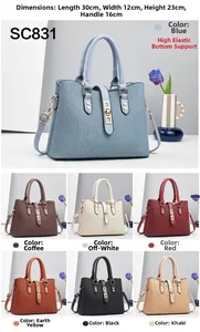 Detailed size guide for the large capacity tote bag with dimensions 30x12x23 cm