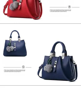 Detail of lychee pattern faux leather texture on wine red and royal blue handbags