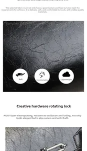 Detailed close-up of crocodile texture leather with silver metallic twist lock closure