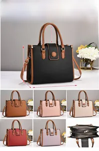 Detailed size guide and color options for the diamond quilted faux leather tote bag