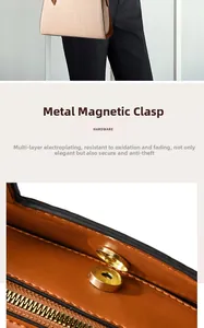 Detailed macro view of magnetic hardware and premium crocodile pattern on women's handbag