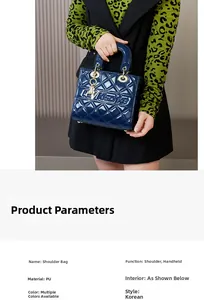 Detail view of glossy PU leather quilted tote with adjustable shoulder strap