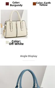 Detail of PU leather shoulder bag with diamond pattern, gold zippers and dual handles
