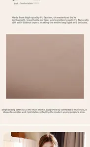 Gros plan sur la texture en cuir PU nude montrant le grain doux et le matériau respirant