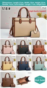 Detailed internal compartment of the faux leather tote bag and the matching card holder