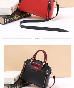 Detailed close-up of textured leather surface and elegant gold logo on the handbag