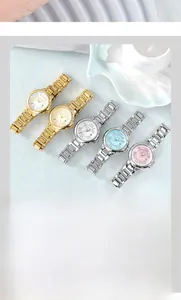 Detailed collection of vintage GEDI quartz watches with roman dials and metal straps