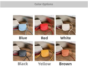 Selection of quilted mini crossbody bags for children in six different vibrant colors