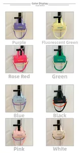 Kids nylon bucket bags in eight vibrant colors featuring new tochaso logo lettering