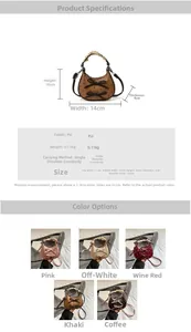Detailed dimension guide and specifications for the mini bow crossbody bag for kids