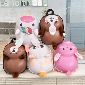 Kids 3D Animal Cartoon Backpack EVA Hard Shell Lightweight Toddler School Bag For Kindergarten Preschool Girls Boys