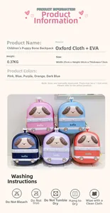 Detailed view showing product size specifications and Oxford cloth material of the bag