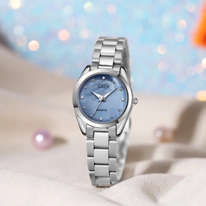 Orologio Al Quarzo Da Donna Elegante Cassa In Lega Cinturino In Acciaio Inossidabile Impermeabile Orologio Da Polso