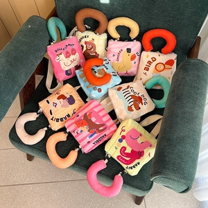 Kinder Cartoon Tier Umhängetasche Leinwand Süßer Druck Handtasche Mit Buntem Griff Für Kleinkinder Jungen Mädchen