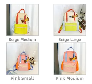Comparaison détaillée de sacs à dos en toile de différentes tailles et couleurs