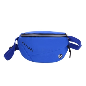 Sac banane bleu pour enfants en nylon avec logo et sangle réglable pour garçons et filles