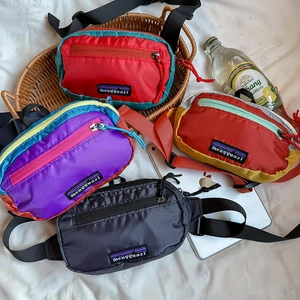 Sac Banane Pour Enfants Sac De Poitrine Nylon Léger Sports De Plein Air Bandoulière Réglable Sacoche Tendance Filles Garçons