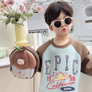 Sac ours mignon en forme d'œuf pour enfants avec imprimé dessin animé 2025 léger